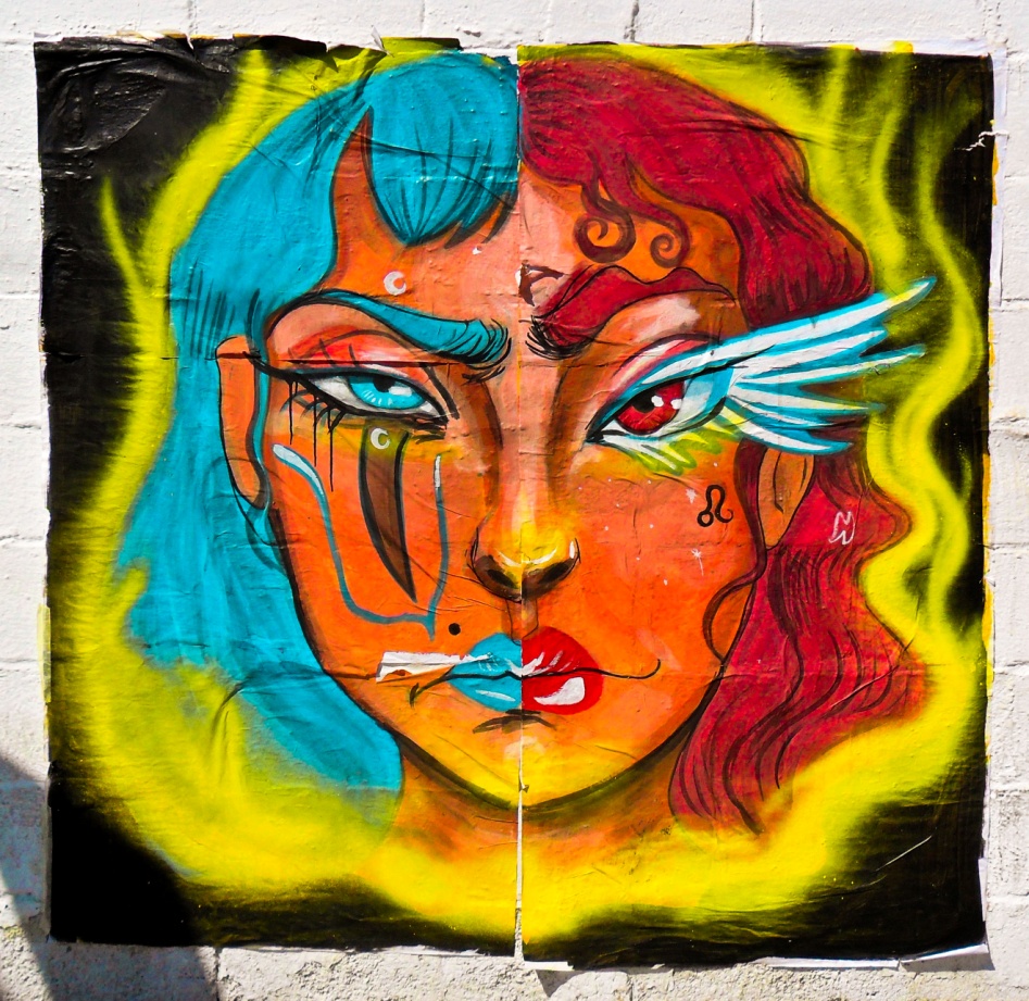 Fig. 2. Pieza de paste up que hace alusión
a la desaparición de Dana. Av. Del Charro. Lovely.
Año 2019